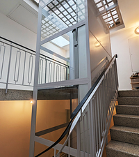 Homelift Image Shaft Glass